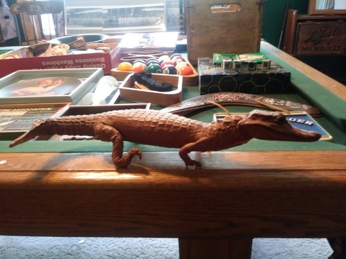 Taxidermy Alligator 