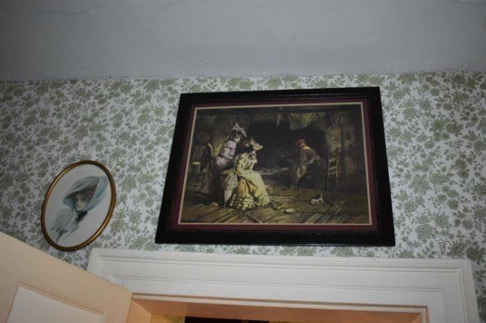 Some of the Antique Prints/Oils/Lithographs/Photographs in the Maddox Estate. More will be added to these. Bear in Mind the Maddox home was built in 1815 and visited by Andrew Jackson plus many Confederate Civil War Soldiers. The upstairs was actually used as a surgical room during the Civil War. So much History here!