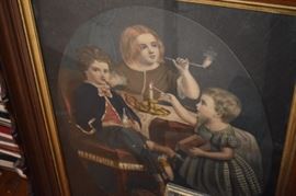 Some of the Antique Prints/Oils/Lithographs/Photographs in the Maddox Estate. More will be added to these. Bear in Mind the Maddox home was built in 1815 and visited by Andrew Jackson plus many Confederate Civil War Soldiers. The upstairs was actually used as a surgical room during the Civil War. So much History here!