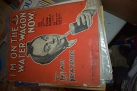 This is but a small random sampling of 65,800 pieces of sheet music in this collection. The collection must be sold as an entire collection. I welcome all inquiries of interest in purchasing the collection and to make appointments to see it. This collection as with the Books and Vinyl Records may be sold anytime prior to the sale dates. Please call/text/or email for more information. 