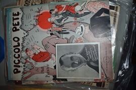 This is but a small random sampling of 65,800 pieces of sheet music in this collection. The collection must be sold as an entire collection. I welcome all inquiries of interest in purchasing the collection and to make appointments to see it. This collection as with the Books and Vinyl Records may be sold anytime prior to the sale dates. Please call/text/or email for more information. 