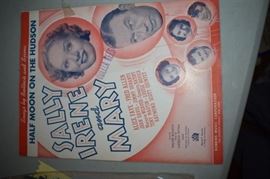This is but a small random sampling of 65,800 pieces of sheet music in this collection. The collection must be sold as an entire collection. I welcome all inquiries of interest in purchasing the collection and to make appointments to see it. This collection as with the Books and Vinyl Records may be sold anytime prior to the sale dates. Please call/text/or email for more information. 