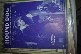 This is but a small random sampling of 65,800 pieces of sheet music in this collection. All is pre-1950 except for Elvis. The collection must be sold as an entire collection. I welcome all inquiries of interest in purchasing the collection and to make appointments to see it. This collection as with the Books and Vinyl Records may be sold anytime prior to the sale dates. Please call/text/or email for more information. 
