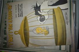 This is but a small random sampling of 65,800 pieces of sheet music in this collection. The collection must be sold as an entire collection. I welcome all inquiries of interest in purchasing the collection and to make appointments to see it. This collection as with the Books and Vinyl Records may be sold anytime prior to the sale dates. Please call/text/or email for more information. 