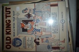 This is but a small random sampling of 65,800 pieces of sheet music in this collection. The collection must be sold as an entire collection. I welcome all inquiries of interest in purchasing the collection and to make appointments to see it. This collection as with the Books and Vinyl Records may be sold anytime prior to the sale dates. Please call/text/or email for more information. 