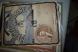 This is but a small random sampling of 65,800 pieces of sheet music in this collection. The collection must be sold as an entire collection. I welcome all inquiries of interest in purchasing the collection and to make appointments to see it. This collection as with the Books and Vinyl Records may be sold anytime prior to the sale dates. Please call/text/or email for more information. 