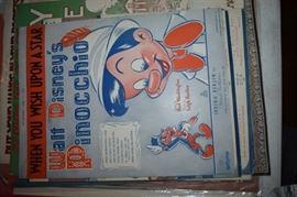 This is but a small random sampling of 65,800 pieces of sheet music in this collection. The collection must be sold as an entire collection. I welcome all inquiries of interest in purchasing the collection and to make appointments to see it. This collection as with the Books and Vinyl Records may be sold anytime prior to the sale dates. Please call/text/or email for more information. 