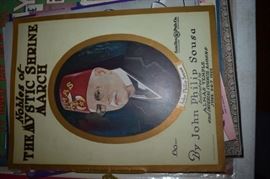 This is but a small random sampling of 65,800 pieces of sheet music in this collection. The collection must be sold as an entire collection. I welcome all inquiries of interest in purchasing the collection and to make appointments to see it. This collection as with the Books and Vinyl Records may be sold anytime prior to the sale dates. Please call/text/or email for more information. 