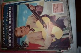 This is but a small random sampling of 65,800 pieces of sheet music in this collection. The collection must be sold as an entire collection. I welcome all inquiries of interest in purchasing the collection and to make appointments to see it. This collection as with the Books and Vinyl Records may be sold anytime prior to the sale dates. Please call/text/or email for more information. 