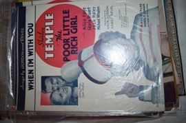 This is but a small random sampling of 65,800 pieces of sheet music in this collection. The collection must be sold as an entire collection. I welcome all inquiries of interest in purchasing the collection and to make appointments to see it. This collection as with the Books and Vinyl Records may be sold anytime prior to the sale dates. Please call/text/or email for more information. 