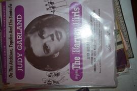 This is but a small random sampling of 65,800 pieces of sheet music in this collection. The collection must be sold as an entire collection. I welcome all inquiries of interest in purchasing the collection and to make appointments to see it. This collection as with the Books and Vinyl Records may be sold anytime prior to the sale dates. Please call/text/or email for more information. 