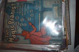 This is but a small random sampling of 65,800 pieces of sheet music in this collection. The collection must be sold as an entire collection. I welcome all inquiries of interest in purchasing the collection and to make appointments to see it. This collection as with the Books and Vinyl Records may be sold anytime prior to the sale dates. Please call/text/or email for more information. 