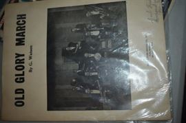 This is but a small random sampling of 65,800 pieces of sheet music in this collection. The collection must be sold as an entire collection. I welcome all inquiries of interest in purchasing the collection and to make appointments to see it. This collection as with the Books and Vinyl Records may be sold anytime prior to the sale dates. Please call/text/or email for more information. 