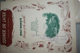 This is but a small random sampling of 65,800 pieces of sheet music in this collection. The collection must be sold as an entire collection. I welcome all inquiries of interest in purchasing the collection and to make appointments to see it. This collection as with the Books and Vinyl Records may be sold anytime prior to the sale dates. Please call/text/or email for more information. 