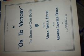 This is but a small random sampling of 65,800 pieces of sheet music in this collection. The collection must be sold as an entire collection. I welcome all inquiries of interest in purchasing the collection and to make appointments to see it. This collection as with the Books and Vinyl Records may be sold anytime prior to the sale dates. Please call/text/or email for more information. 