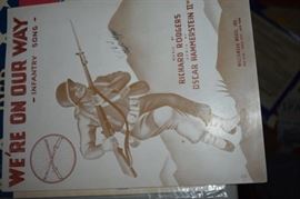 This is but a small random sampling of 65,800 pieces of sheet music in this collection. The collection must be sold as an entire collection. I welcome all inquiries of interest in purchasing the collection and to make appointments to see it. This collection as with the Books and Vinyl Records may be sold anytime prior to the sale dates. Please call/text/or email for more information. 