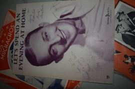 This is but a small random sampling of 65,800 pieces of sheet music in this collection. The collection must be sold as an entire collection. I welcome all inquiries of interest in purchasing the collection and to make appointments to see it. This collection as with the Books and Vinyl Records may be sold anytime prior to the sale dates. Please call/text/or email for more information. 