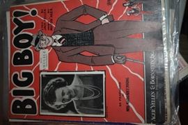 This is but a small random sampling of 65,800 pieces of sheet music in this collection. The collection must be sold as an entire collection. I welcome all inquiries of interest in purchasing the collection and to make appointments to see it. This collection as with the Books and Vinyl Records may be sold anytime prior to the sale dates. Please call/text/or email for more information. 