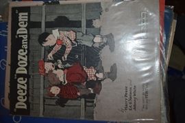 This is but a small random sampling of 65,800 pieces of sheet music in this collection. The collection must be sold as an entire collection. I welcome all inquiries of interest in purchasing the collection and to make appointments to see it. This collection as with the Books and Vinyl Records may be sold anytime prior to the sale dates. Please call/text/or email for more information. 