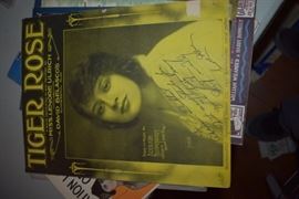 This is but a small random sampling of 65,800 pieces of sheet music in this collection. The collection must be sold as an entire collection. I welcome all inquiries of interest in purchasing the collection and to make appointments to see it. This collection as with the Books and Vinyl Records may be sold anytime prior to the sale dates. Please call/text/or email for more information. 