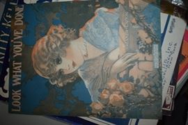 This is but a small random sampling of 65,800 pieces of sheet music in this collection. The collection must be sold as an entire collection. I welcome all inquiries of interest in purchasing the collection and to make appointments to see it. This collection as with the Books and Vinyl Records may be sold anytime prior to the sale dates. Please call/text/or email for more information. 