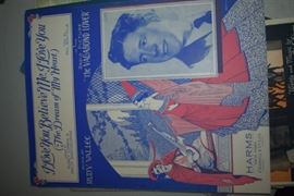 This is but a small random sampling of 65,800 pieces of sheet music in this collection. The collection must be sold as an entire collection. I welcome all inquiries of interest in purchasing the collection and to make appointments to see it. This collection as with the Books and Vinyl Records may be sold anytime prior to the sale dates. Please call/text/or email for more information. 
