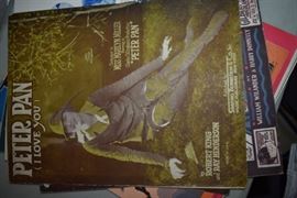 This is but a small random sampling of 65,800 pieces of sheet music in this collection. The collection must be sold as an entire collection. I welcome all inquiries of interest in purchasing the collection and to make appointments to see it. This collection as with the Books and Vinyl Records may be sold anytime prior to the sale dates. Please call/text/or email for more information. 