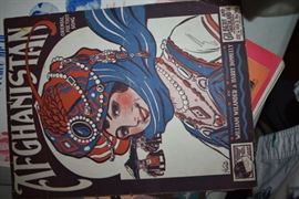 This is but a small random sampling of 65,800 pieces of sheet music in this collection. The collection must be sold as an entire collection. I welcome all inquiries of interest in purchasing the collection and to make appointments to see it. This collection as with the Books and Vinyl Records may be sold anytime prior to the sale dates. Please call/text/or email for more information. 