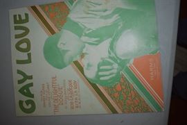 This is but a small random sampling of 65,800 pieces of sheet music in this collection. The collection must be sold as an entire collection. I welcome all inquiries of interest in purchasing the collection and to make appointments to see it. This collection as with the Books and Vinyl Records may be sold anytime prior to the sale dates. Please call/text/or email for more information. 