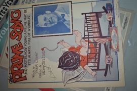 This is but a small random sampling of 65,800 pieces of sheet music in this collection. The collection must be sold as an entire collection. I welcome all inquiries of interest in purchasing the collection and to make appointments to see it. This collection as with the Books and Vinyl Records may be sold anytime prior to the sale dates. Please call/text/or email for more information. 