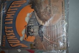 This is but a small random sampling of 65,800 pieces of sheet music in this collection. The collection must be sold as an entire collection. I welcome all inquiries of interest in purchasing the collection and to make appointments to see it. This collection as with the Books and Vinyl Records may be sold anytime prior to the sale dates. Please call/text/or email for more information. 