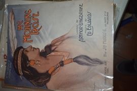 This is but a small random sampling of 65,800 pieces of sheet music in this collection. The collection must be sold as an entire collection. I welcome all inquiries of interest in purchasing the collection and to make appointments to see it. This collection as with the Books and Vinyl Records may be sold anytime prior to the sale dates. Please call/text/or email for more information. 