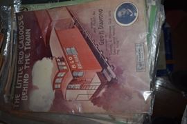 This is but a small random sampling of 65,800 pieces of sheet music in this collection. The collection must be sold as an entire collection. I welcome all inquiries of interest in purchasing the collection and to make appointments to see it. This collection as with the Books and Vinyl Records may be sold anytime prior to the sale dates. Please call/text/or email for more information. 