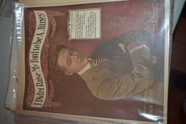 This is but a small random sampling of 65,800 pieces of sheet music in this collection. The collection must be sold as an entire collection. I welcome all inquiries of interest in purchasing the collection and to make appointments to see it. This collection as with the Books and Vinyl Records may be sold anytime prior to the sale dates. Please call/text/or email for more information. 