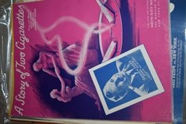 This is but a small random sampling of 65,800 pieces of sheet music in this collection. The collection must be sold as an entire collection. I welcome all inquiries of interest in purchasing the collection and to make appointments to see it. This collection as with the Books and Vinyl Records may be sold anytime prior to the sale dates. Please call/text/or email for more information. 