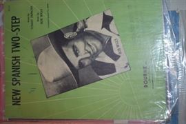 This is but a small random sampling of 65,800 pieces of sheet music in this collection. The collection must be sold as an entire collection. I welcome all inquiries of interest in purchasing the collection and to make appointments to see it. This collection as with the Books and Vinyl Records may be sold anytime prior to the sale dates. Please call/text/or email for more information. 