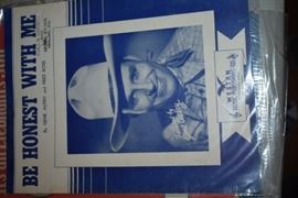 This is but a small random sampling of 65,800 pieces of sheet music in this collection. The collection must be sold as an entire collection. I welcome all inquiries of interest in purchasing the collection and to make appointments to see it. This collection as with the Books and Vinyl Records may be sold anytime prior to the sale dates. Please call/text/or email for more information. 