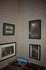 Some of the Antique Prints/Oils/Lithographs/Photographs in the Maddox Estate. More will be added to these. Bear in Mind the Maddox home was built in 1815 and visited by Andrew Jackson plus many Confederate Civil War Soldiers. The upstairs was actually used as a surgical room during the Civil War. So much History here