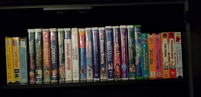 VHS, DVD's