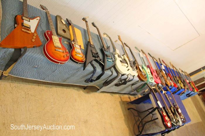 This is just a start of this HUGE guitar collection