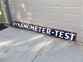 Standard Services Porcelain Sign