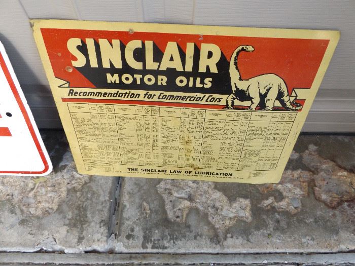 Sinclair motor oil 1935
