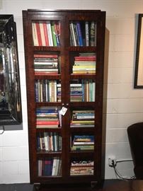 William Switzer Lucien Rollin Collection Macassar Ebony Art Deco Bookcase