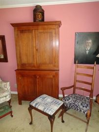 Early Flat front Cabinet