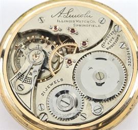 21 j III "A. Lincoln" RR Watch