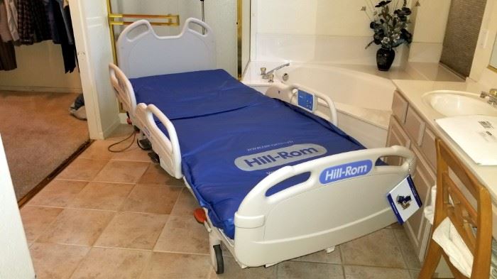 Hill-Rom Versacare Hospital Bed  model P3200 with Therapy Mattress
