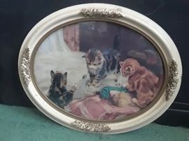 Early 1900’s kitten print