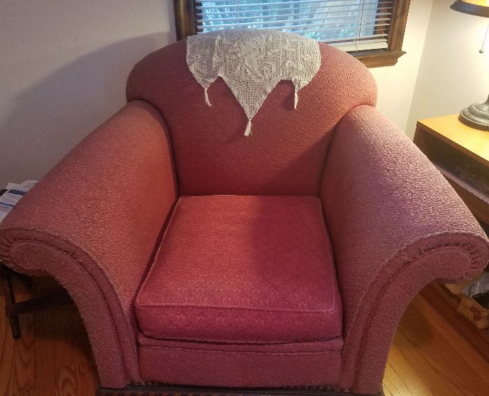 vintage upholstered chair