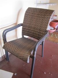 PAIR OF OUTDOOR CHAIRS