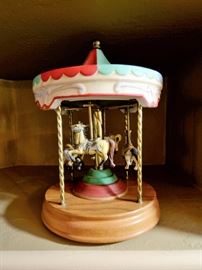 Very heavy horse carousal decor.